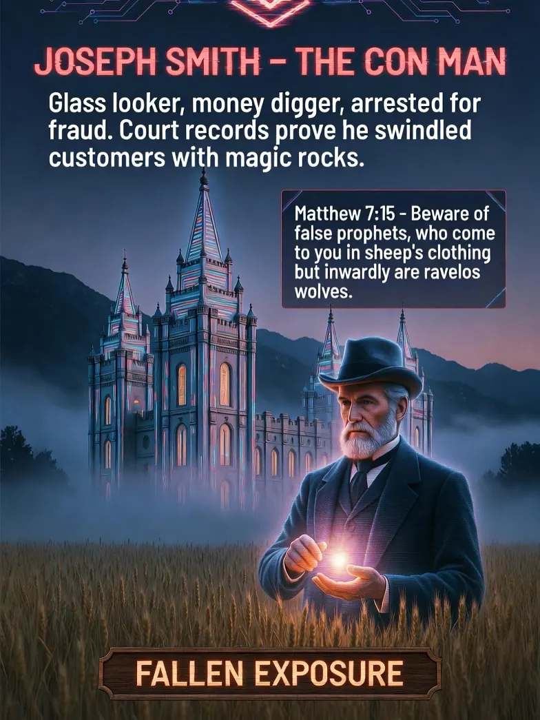 Exposing the Mormon Cult — The FULL story on Joseph Smith the con man, the Gold Plates…: slide 2 of 11