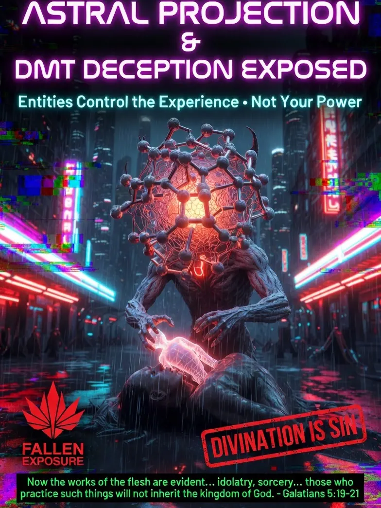 Astral projection, DMT trips, and remote viewing aren’t “spiritual gifts” or human…: slide 1 of 7