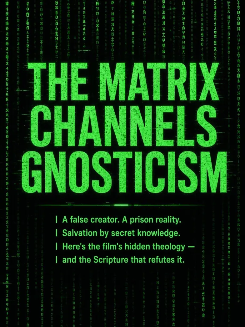The Matrix is soaked in Gnostic themes: slide 1 of 9