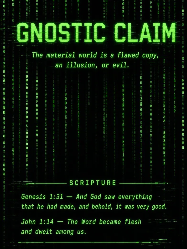 The Matrix is soaked in Gnostic themes: slide 4 of 9