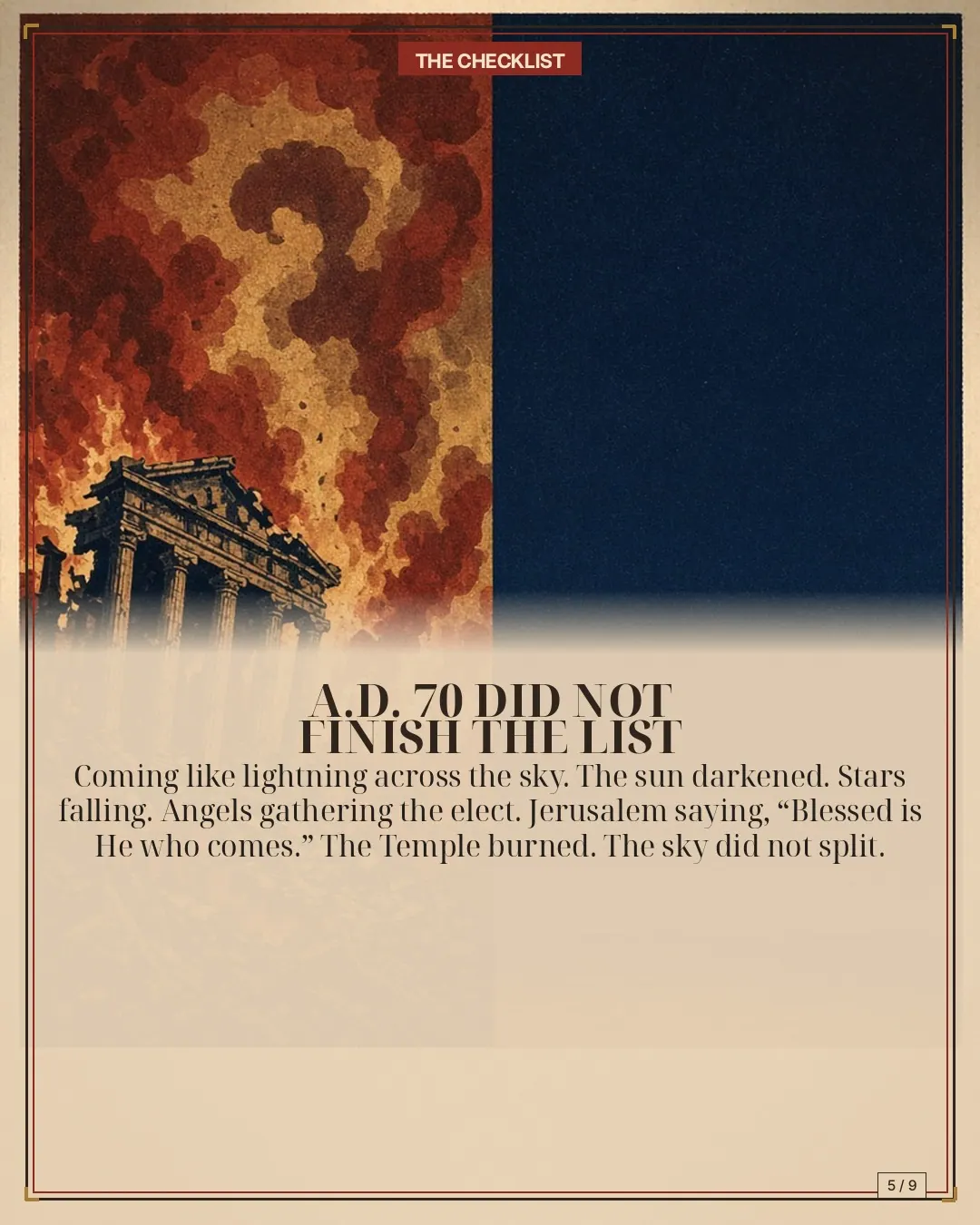 The Preterism Paradox.: slide 5 of 9