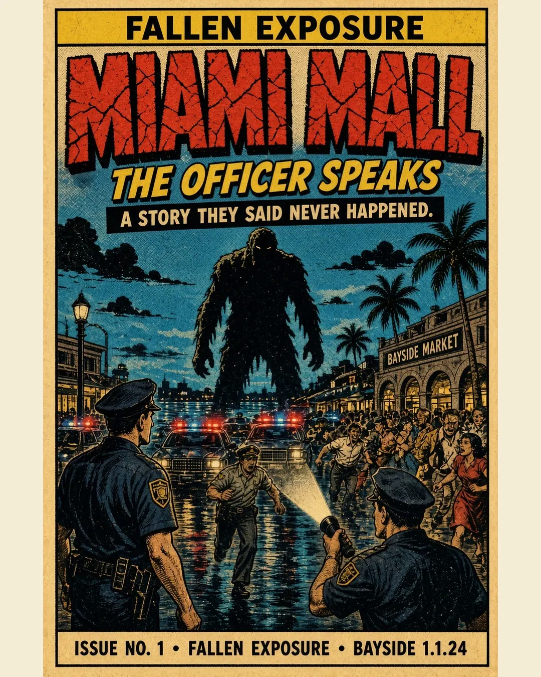 MIAMI MALL — THE OFFICER SPEAKS: slide 1 of 10