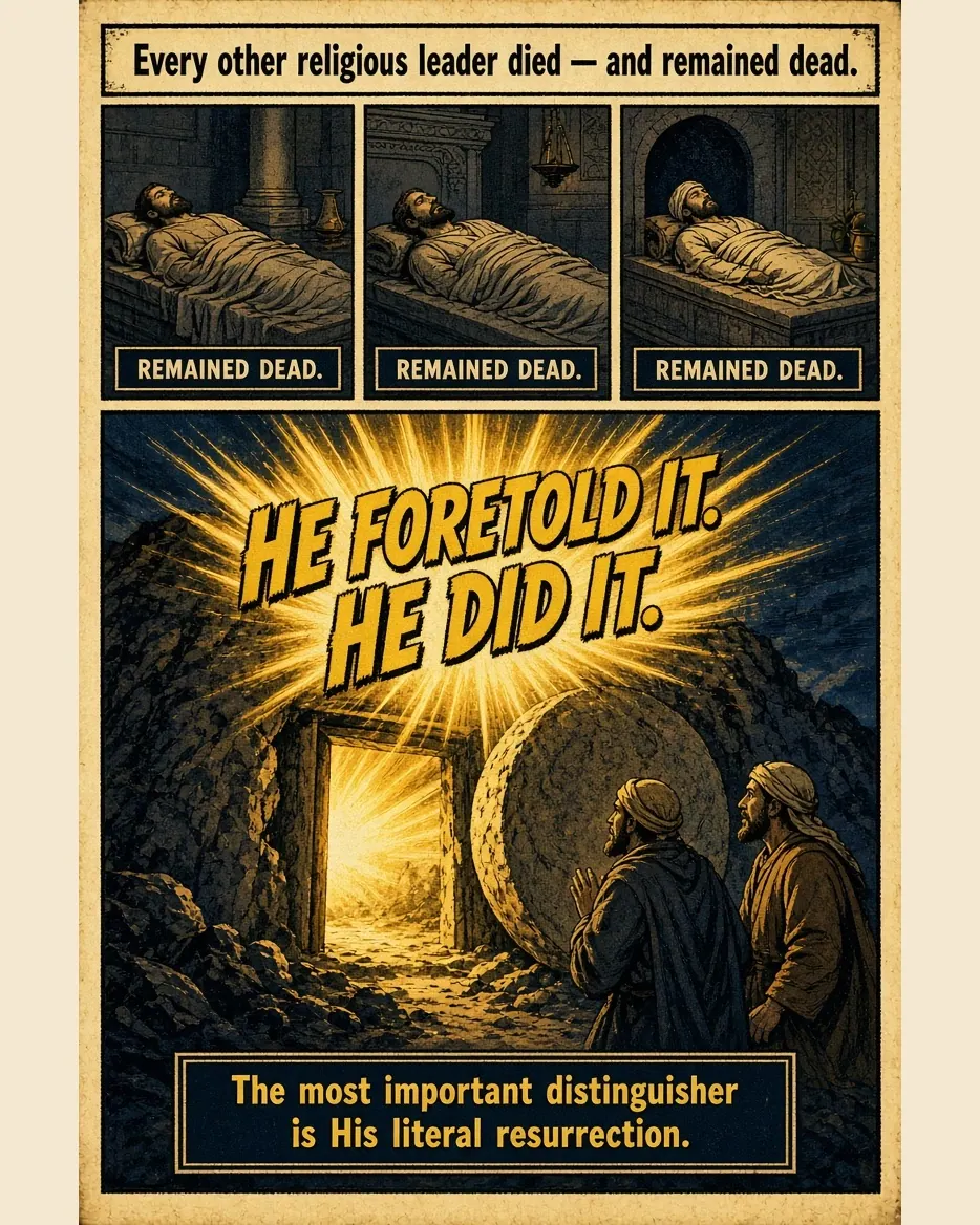 FALLEN EXPOSURE — What Makes Christianity Unique: slide 4 of 7